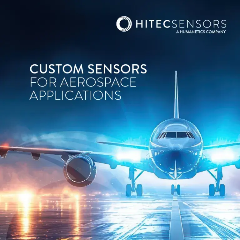 Custom Sensors for Aerospace Applications Brochure Cover